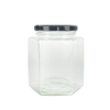 Hexagonal Jars with Lids