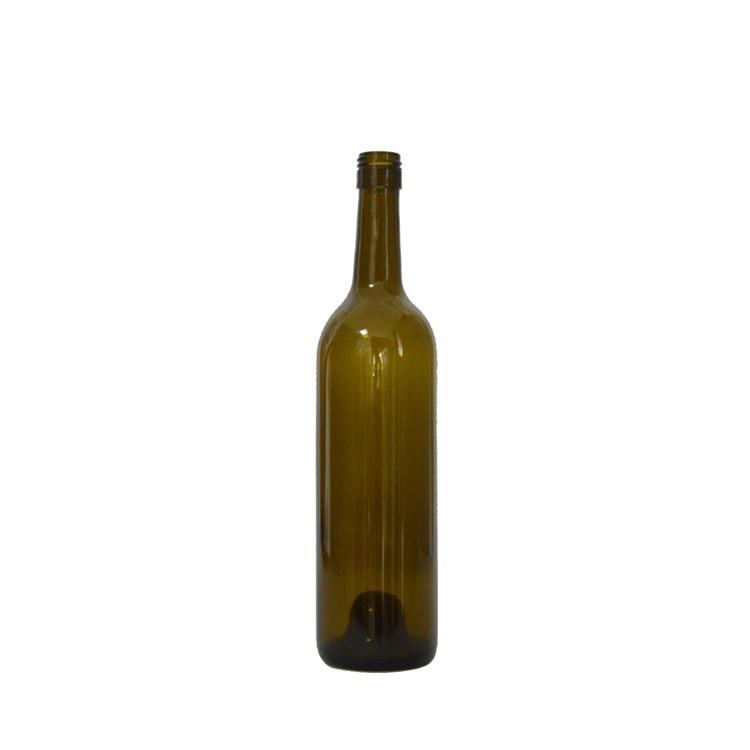 750ml Bordeaux Green Wine Bottle 1732S