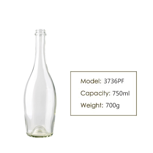 750ml Champagne Flint Wine Bottle 3736PF