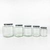 Hexagonal Jars with Lids