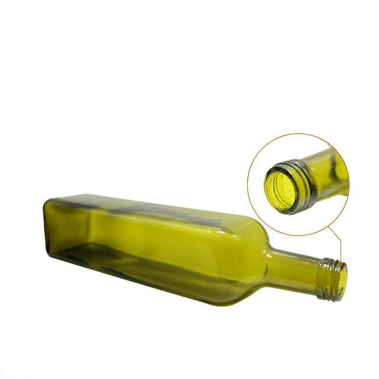 Buy Green Glass Bottle for Olive Oil