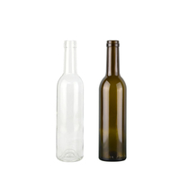 Cheap Empty Red Glass Wine Bottle Supplier