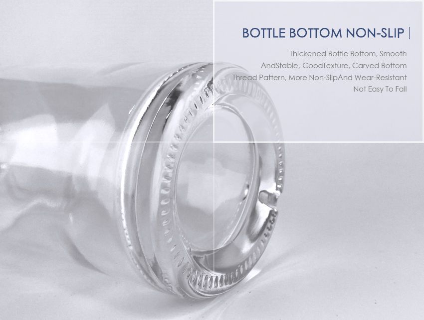 750ml Liquor Glass Bottle CY-842-Bottle Bottom Non-Slip