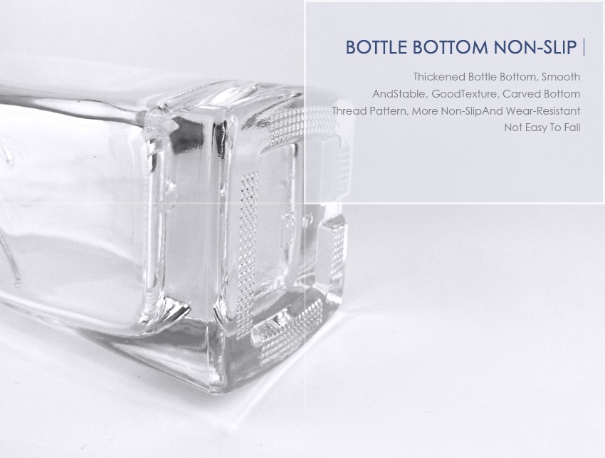 750ml Liquor Glass Bottle CY-880 - Bottle bottom non-slip