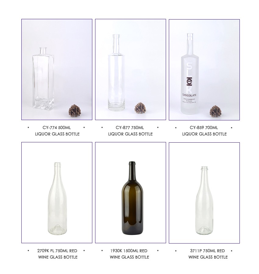 750ml Liquor Glass Bottle CY-880 - Related Products
