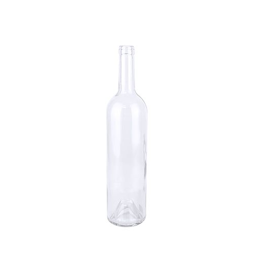 750ml Bordeaux Clear Wine Glass Bottle 1725KF