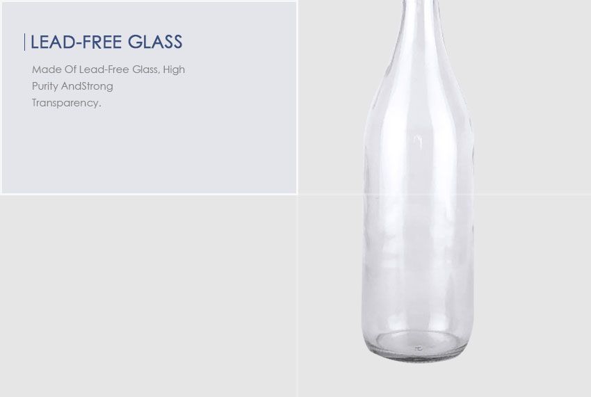 1000ml Beverage Bottle CY-806-Lead-Free Glass