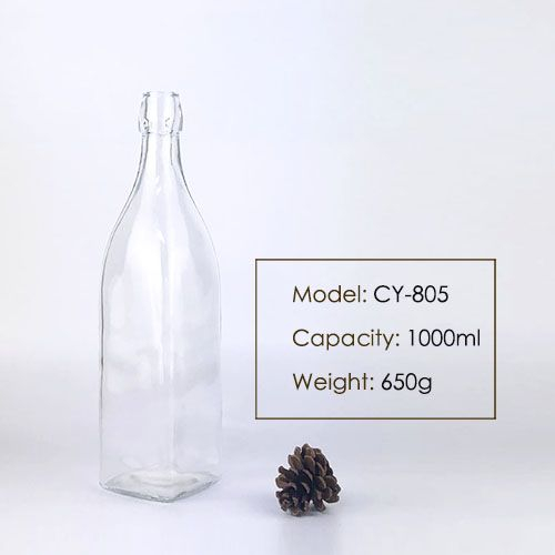 Flip Top Glass Bottles 1 Liter