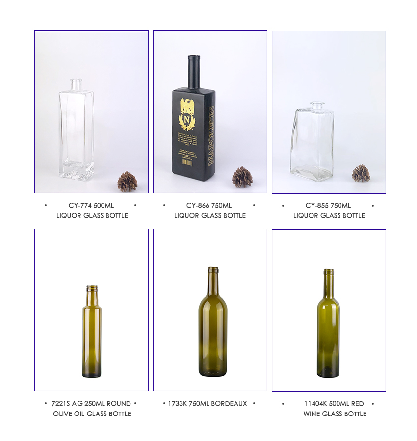 750ml Liquor Glass Bottle CY-874-Related Products