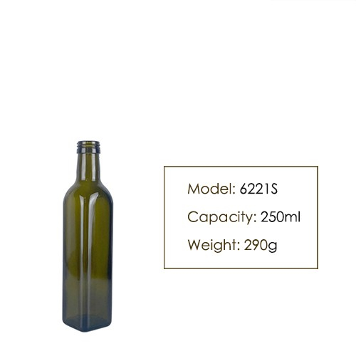 250ml Green Olive Oil Bottle for Sale