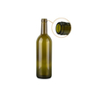 750ml Bordeaux Green Wine Bottle 1733K