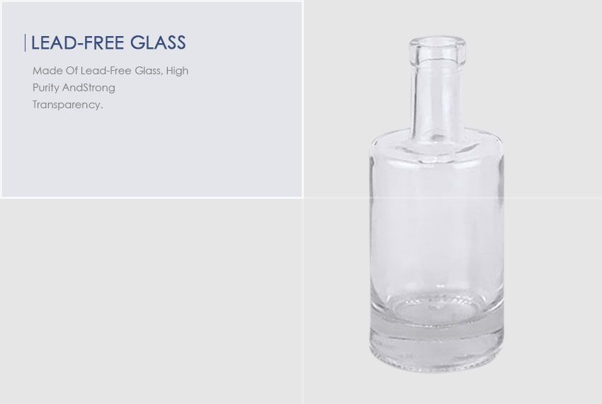 250ml Liquor Glass Bottle CY-754-Lead-Free Glass