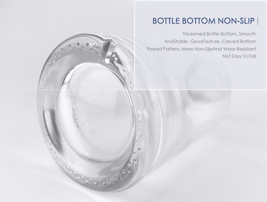 200ml Liquor Glass Bottle CY-751-Bottle Bottom Non-Slip