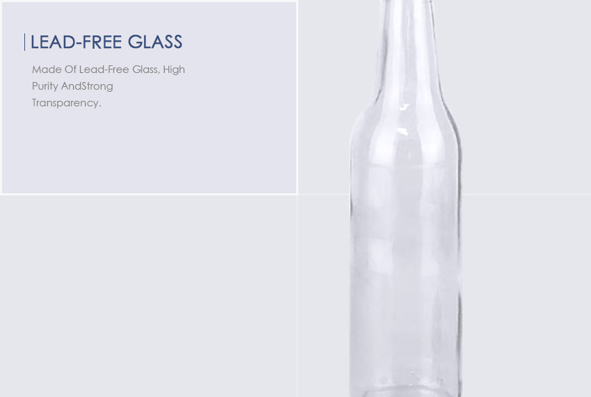 330ml Beverage Bottle CY-843-Lead-Free Glass