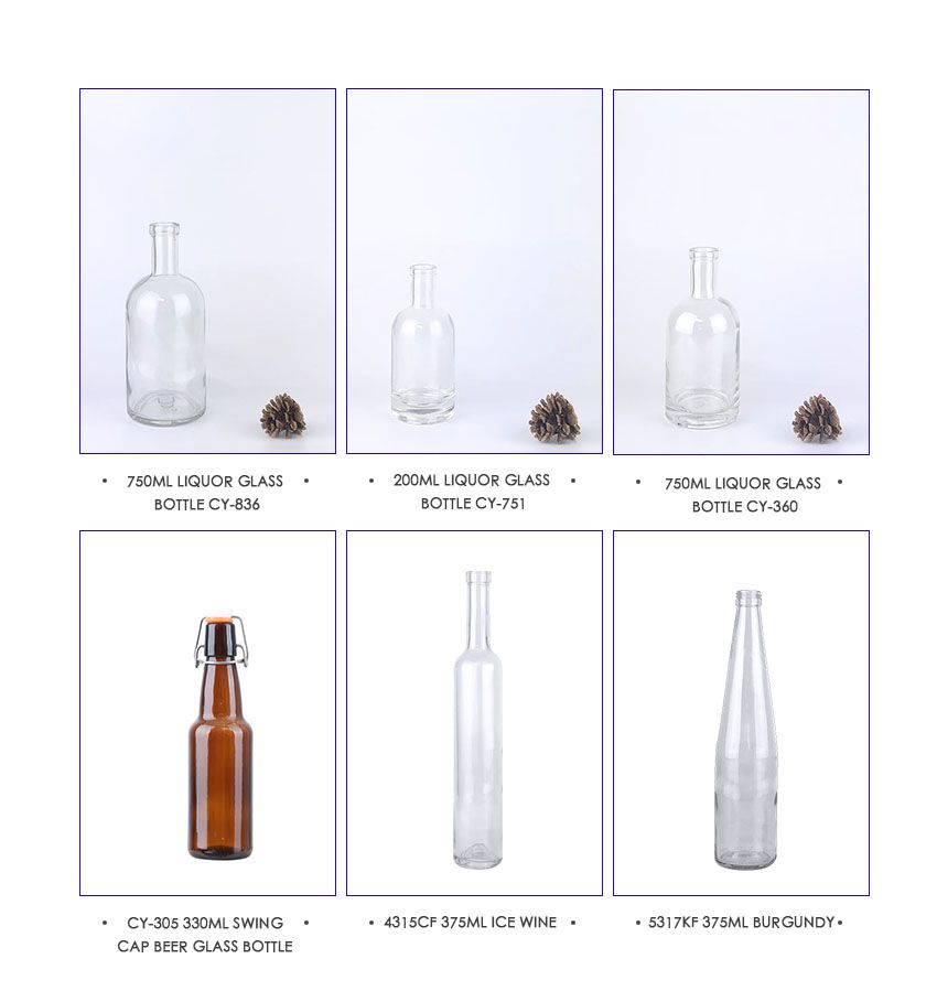 750ml Liquor Glass Bottle CY-829-Related Products