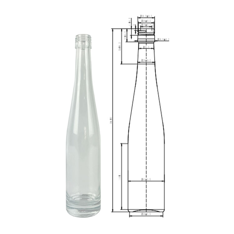 365ml Clear Rhine Wine Bottle CY-770