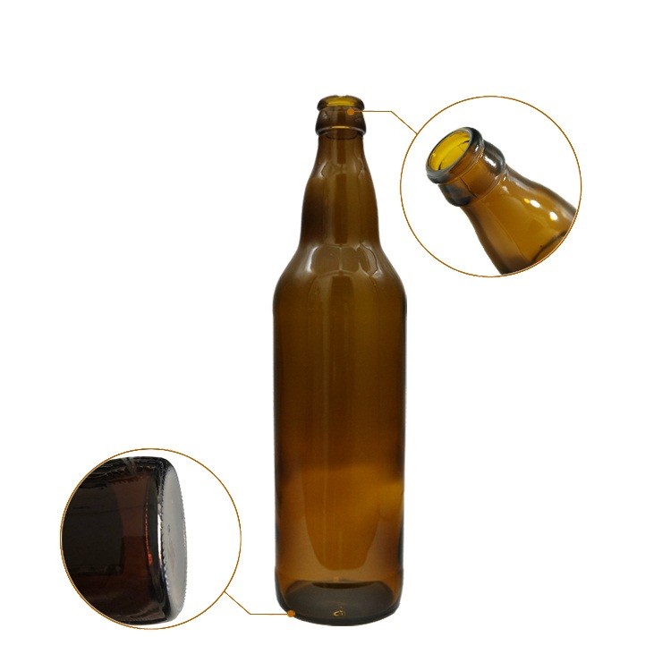 650ml Crown Cap Beer Glass Bottle CY-601