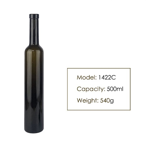 500ml Ice Wine Red Wine Glass Bottle 1422C