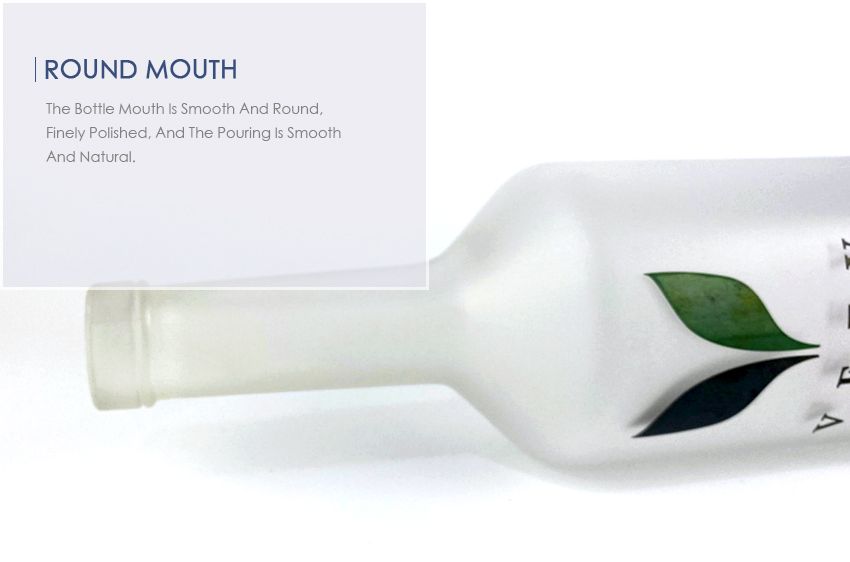 750ml Liquor Glass Bottle CY-852-Round Mouth