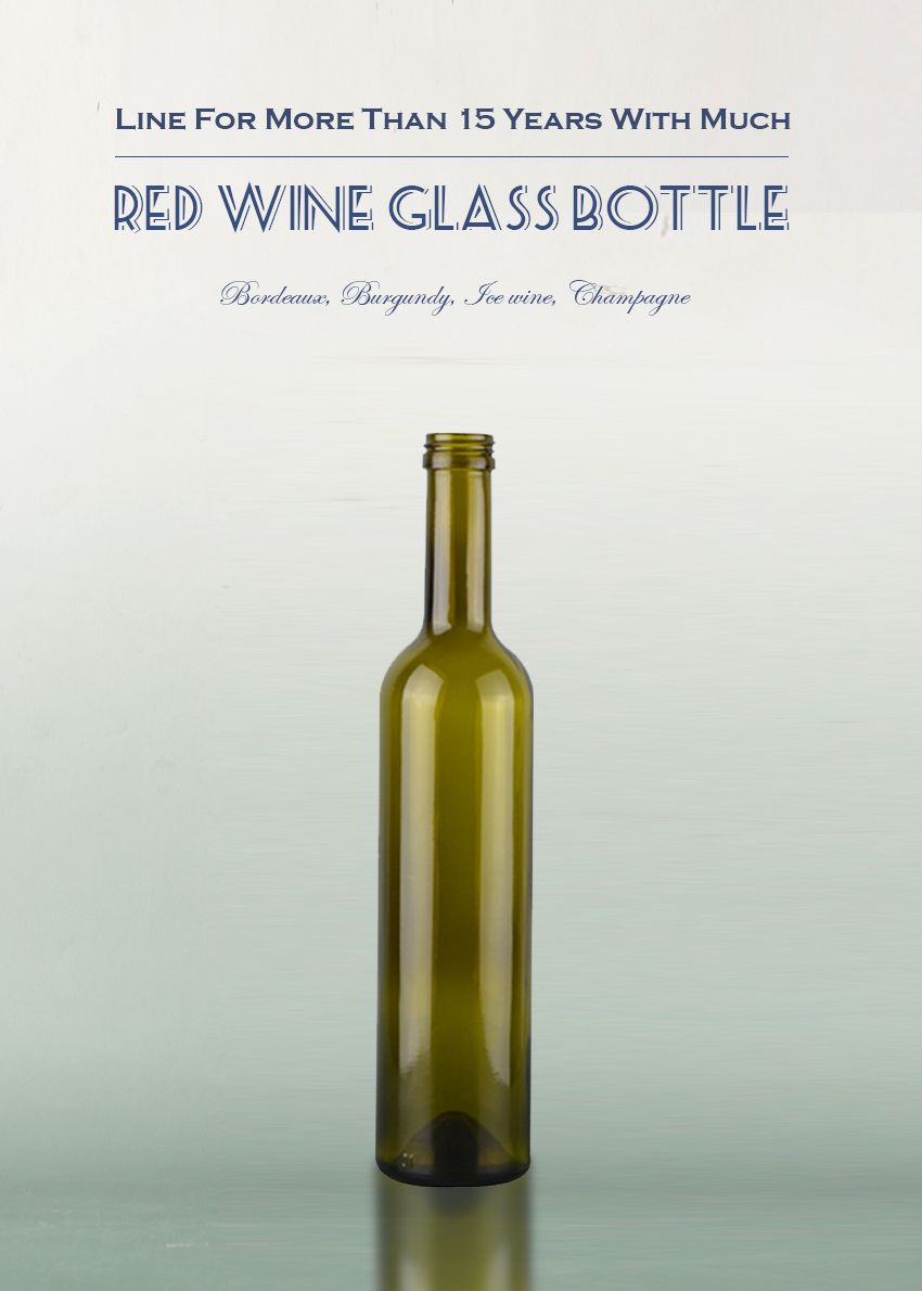 500ml Bordeaux Red Wine Glass Bottle 1404S-5