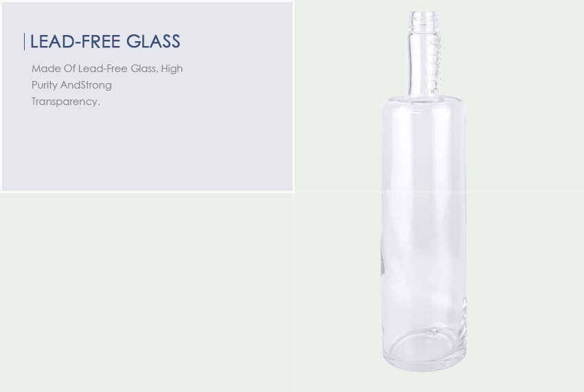 750ml Liquor Glass Bottle CY-877 - Lead-free glass