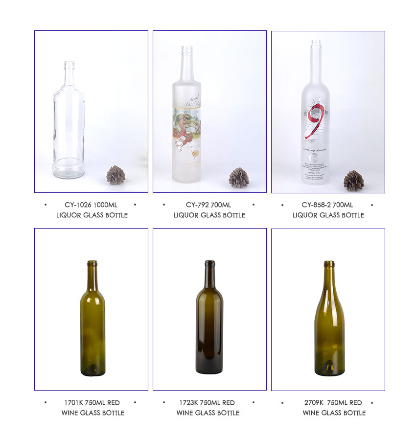 700ml Liquor Glass Bottle CY-858-Related Products