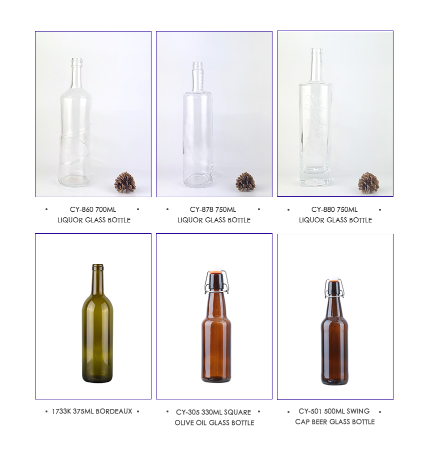 750ml Liquor Glass Bottle CY-882-RELATED PRODUCTS