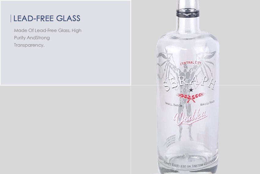 750ml Liquor Glass Bottle CY-853-Lead-Free Glass