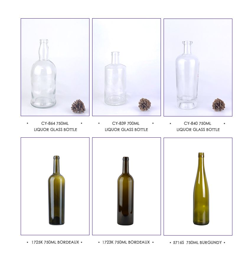 750ml Liquor Glass Bottle CY-846-Related Products