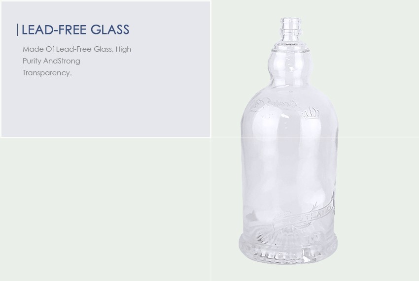 1000ml Liquor Glass Bottle CY-1023 - Lead-free glass