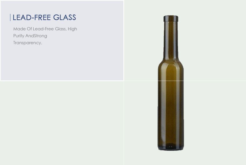 200ml Bordeaux Red Wine Glass Bottle 1107C-Lead-Free Glass