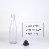 500ml Glass Drink Bottle