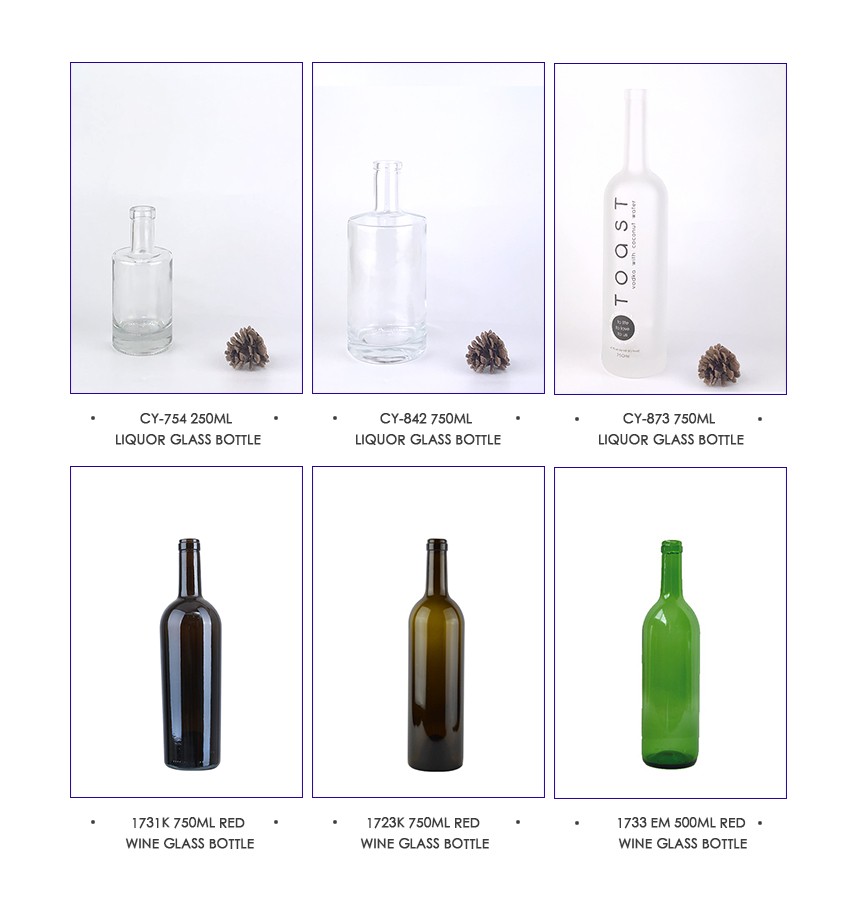 750ml Liquor Glass Bottle CY-862 - Related Products