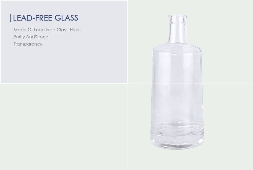 750ml Liquor Glass Bottle CY-862 - Lead-free glass