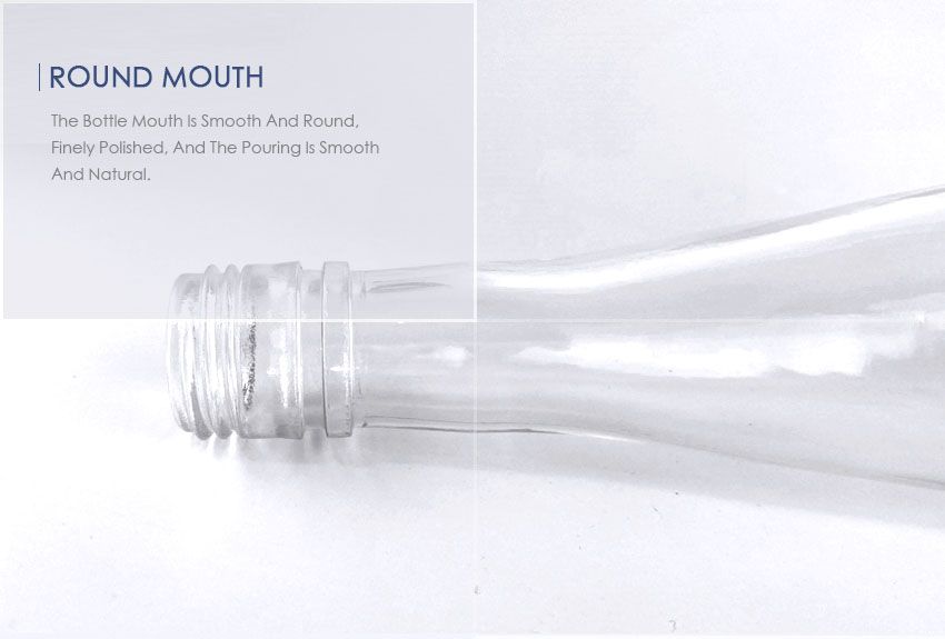 500ml Liquor Glass Bottle CY-771-Round Mouth