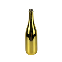Golden Champagne Sparkling Wine Bottle