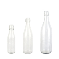 small glass drinking bottles with lids wholesale
