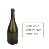 2024 750ml Champagne Glass Bottle 3761P