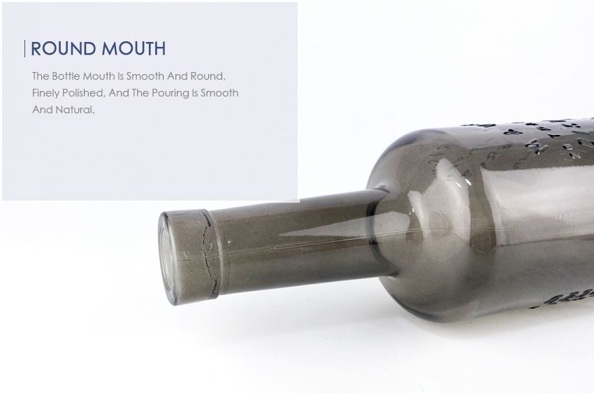 750ml Liquor Glass Bottle CY-855-Round Mouth