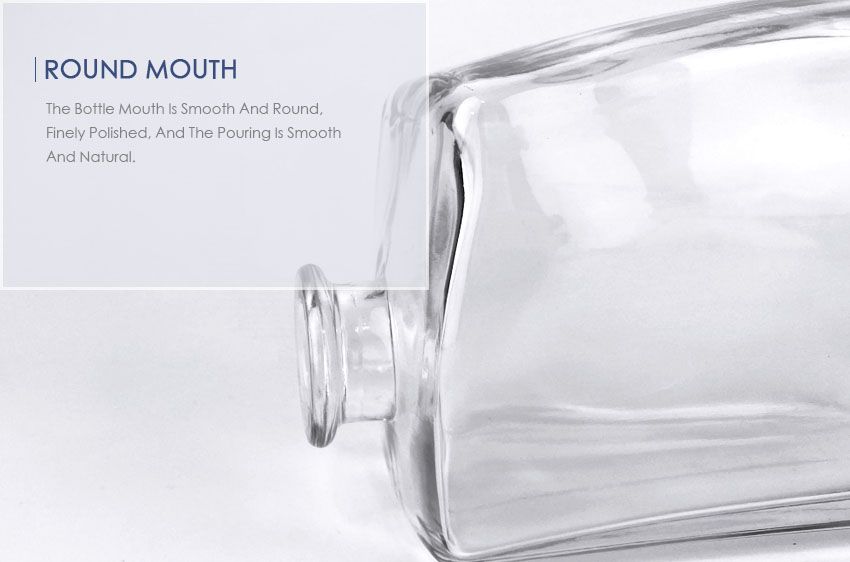 750ml Liquor Glass Bottle CY-838-Round Mouth