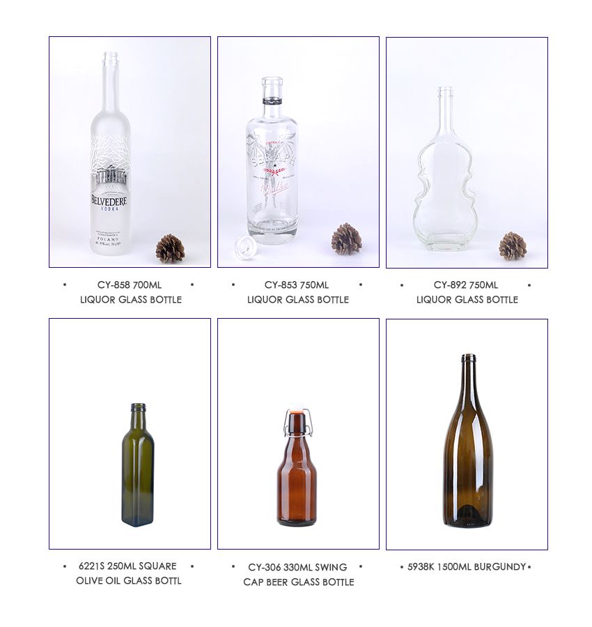 750ml Liquor Glass Bottle CY-845-Related Products