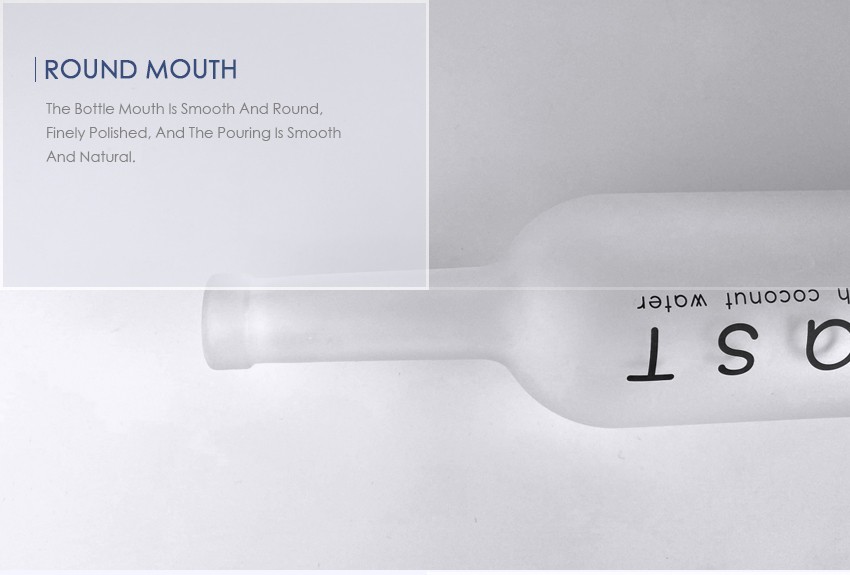 750ml Liquor Glass Bottle CY-873 - Round mouth