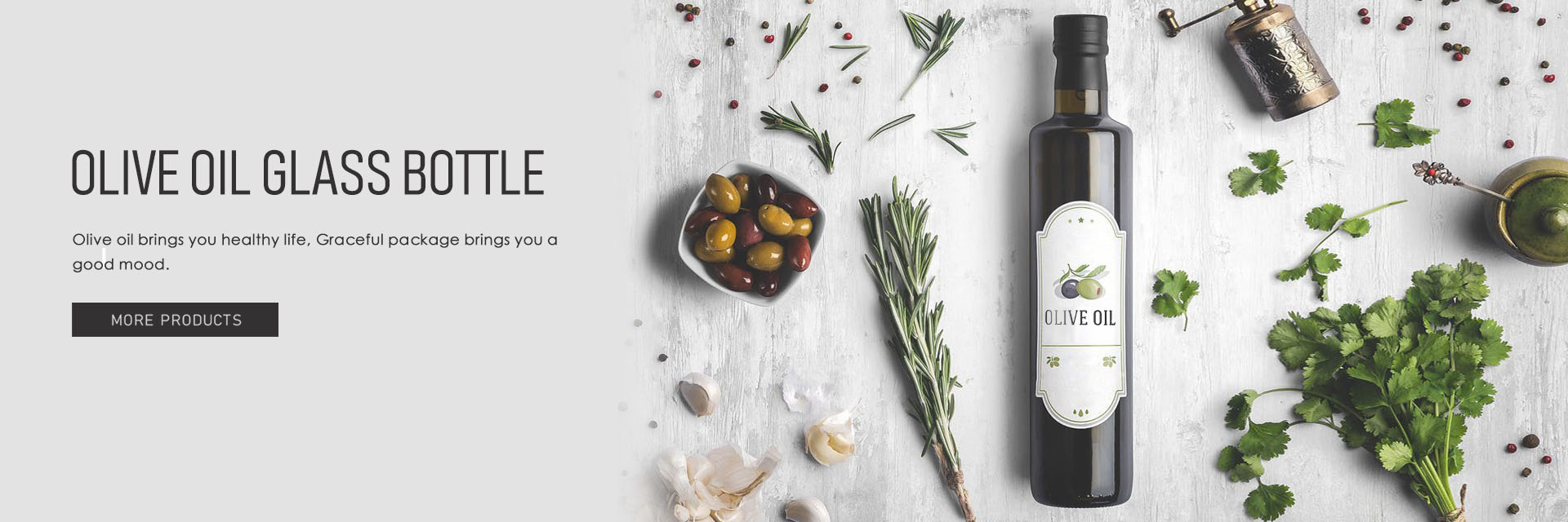 Zibo Creative International Trade Olive Oil Glass Bottle