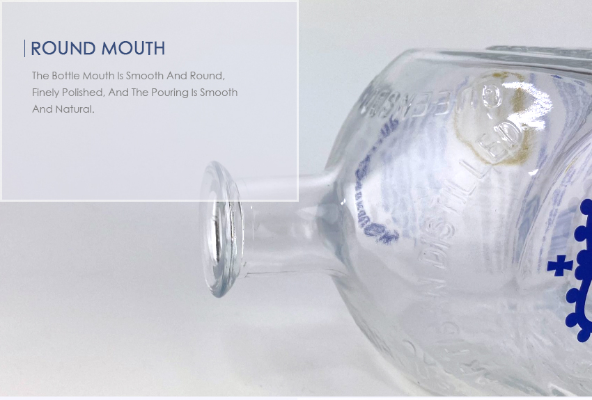 750ml Liquor Glass Bottle CY-874-Round Mouth