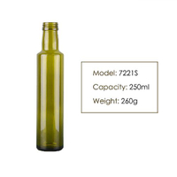 250ml Round Green Olive Oil Bottle 7221S