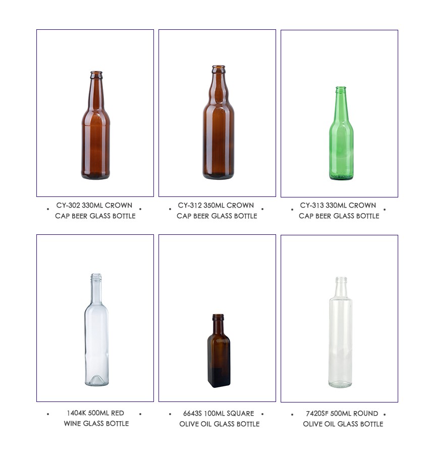 330ml Crown Cap Beer Glass Bottle CY-311 - Related Products