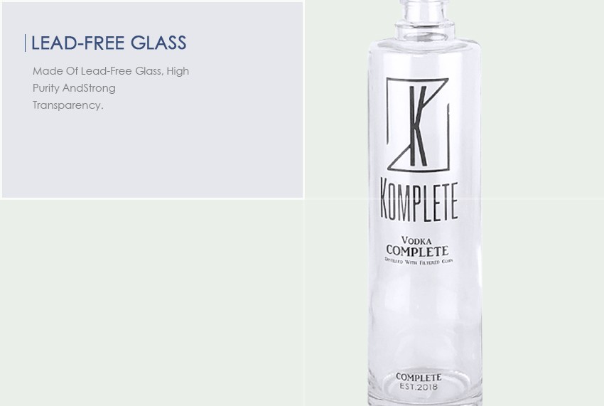 750ml Liquor Glass Bottle CY-863 - Lead-free glass