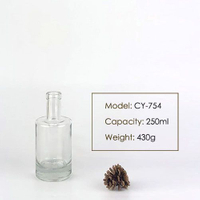 250ml Glass Bottle with Cork for Sale