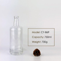 750ml Liquor Glass Bottle CY-869