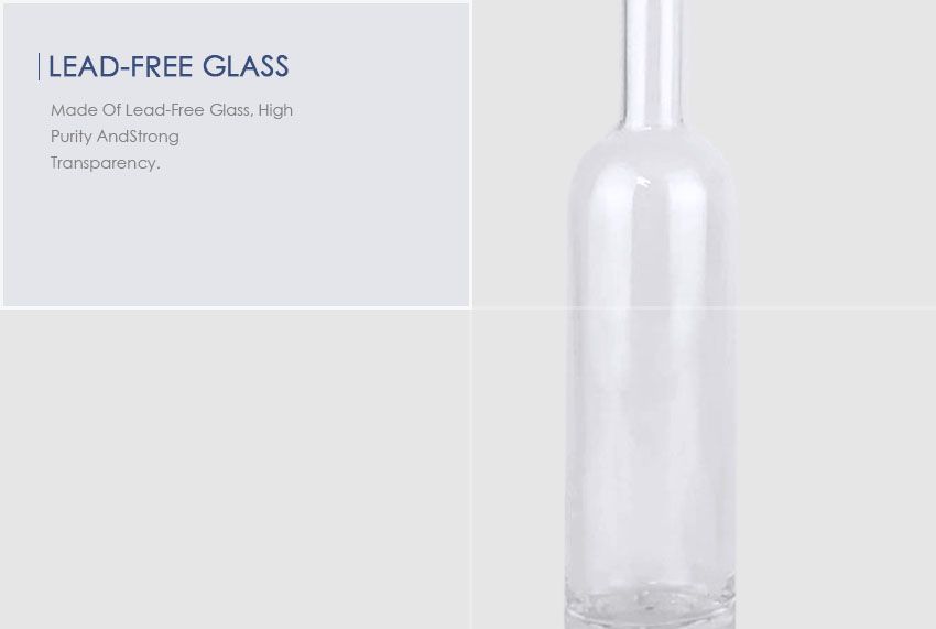 380ml Liquor Glass Bottle CY-755-Lead-Free Glass